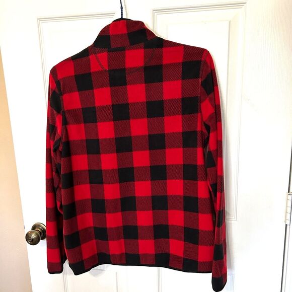Joe Fresh Women's Buffalo Check Flannel Shacket Size Large #C1624 - Picture 2 of 7
